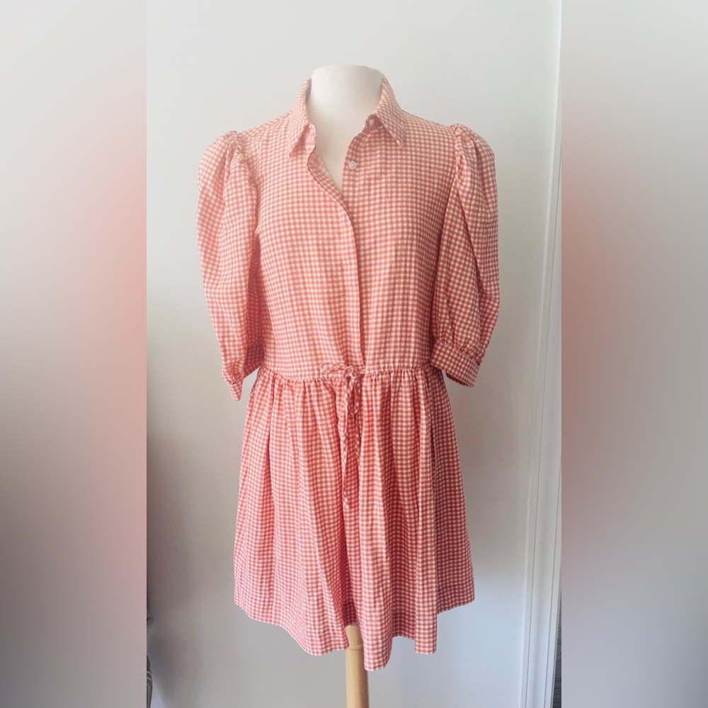 New! HUNTER BELL McCauley Shirt Dress Size Large - Picture 5 of 12